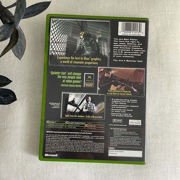 [ XBOX Original Tom Clancy’s Splinter Cell ] - Picture 2 of 4
